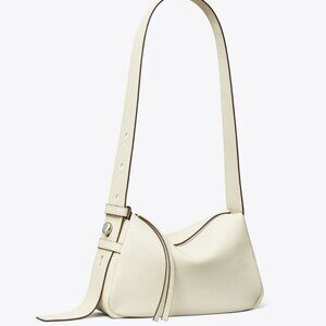 Tory Burch Small Romy Shoulder Bag - Light Cream